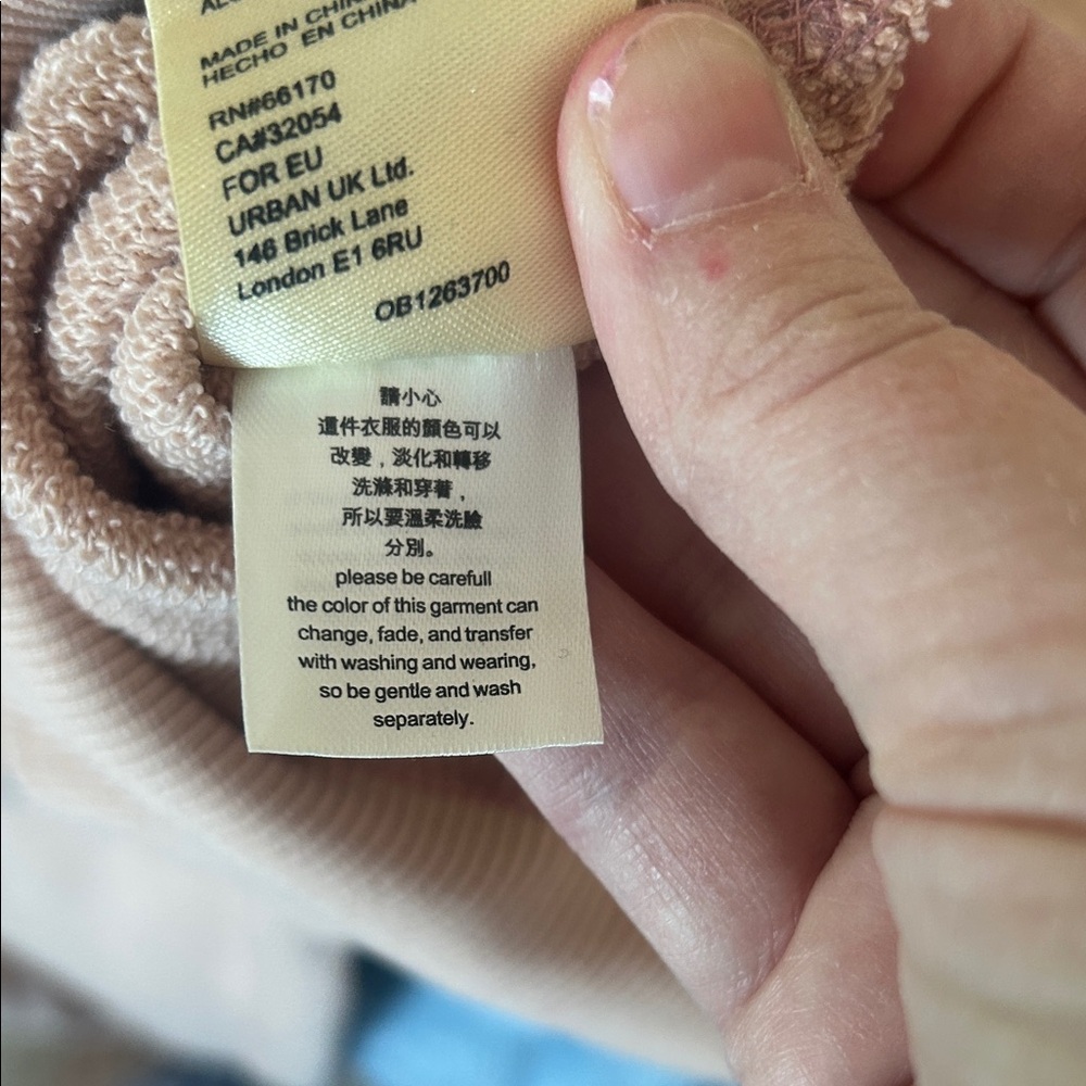 Free People Blush pink Crew Neck Sweatshirt with balloon sleeves. - Picture 7 of 16